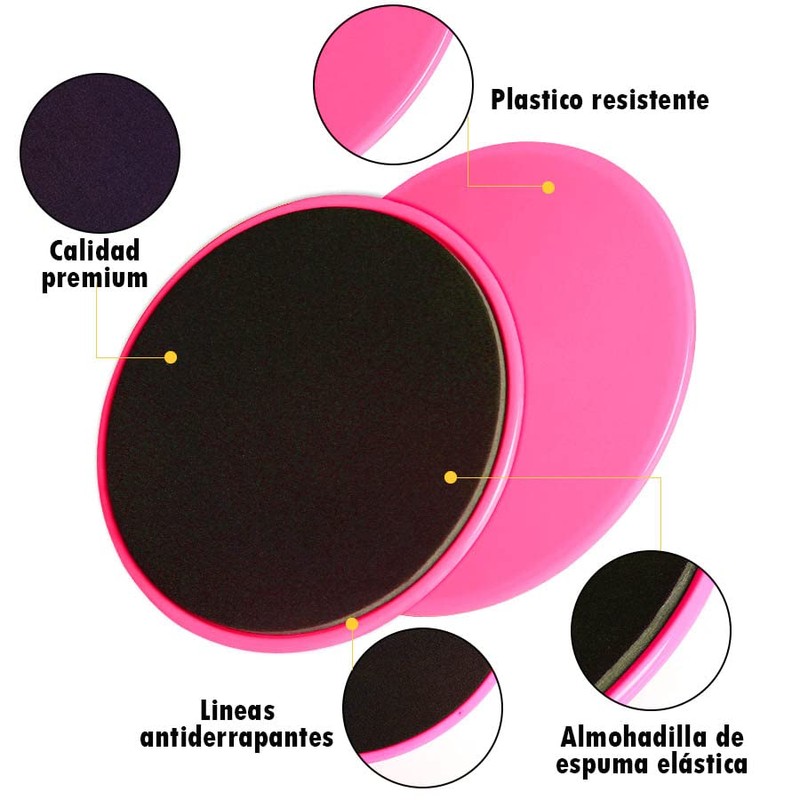 Sliders discos deslizantes para ejercios de abdomen discos para ejercitar