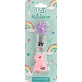 Grafoplas - Set di 2 temperamatite Bits&Bobs Footprint-Unicorn, con lama in acciaio, confezione scolastica perfetta per il ritorno a Cole e per regali di compleanno e feste per bambini