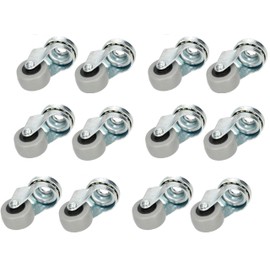 KOTARBAU Pack of 12 Furniture Castors Diameter 30 All Floors Suitable Swivel Castors Rubber Castors Transport Castors Sofa Castors Sliding Castors Tool Castors Heavy Duty Castors