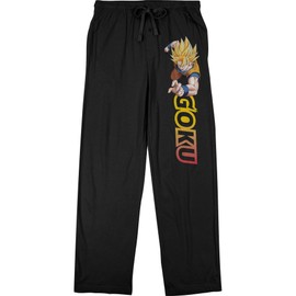 Dragon Ball Goku Super Saiyan Mens Sleep Pajama Pants-Large
