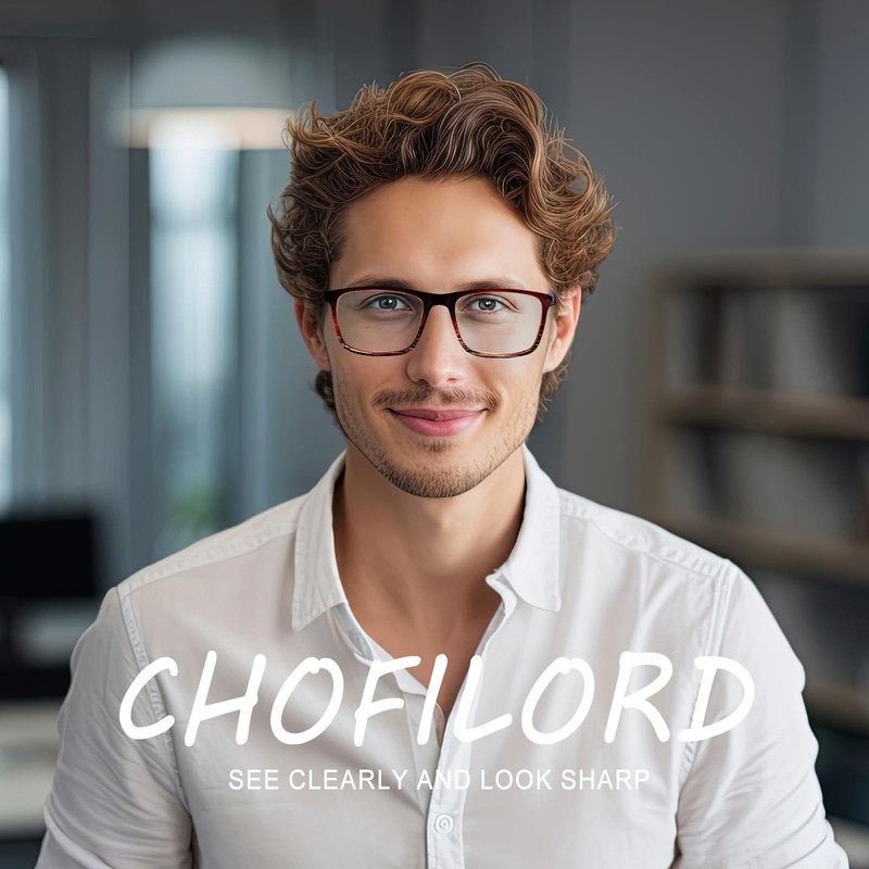 CHOFILORD 3 Pack Blue Light Blocking Reading Glasses for Men