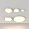 Maytoni Modern Ceiling Light Zon LED Including White Aluminium Energy