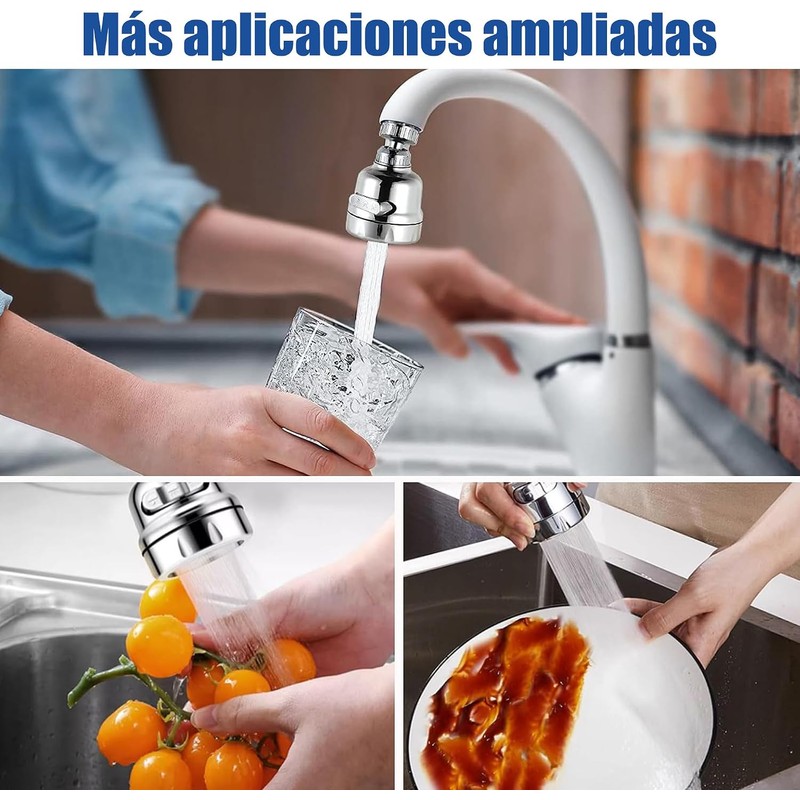 2 Piezas Regadera para Fregadero de Cocina, Aireador de Grifo