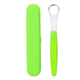 Limpiador de Lengua con Estuche. Raspador de Lengua. Cepillo de lengua. Para la higiene oral y combatir el mal aliento. Limpiador de Lengua de para el