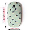 2.4G Wireless Mouse with Cute Pattern Design for All Laptops