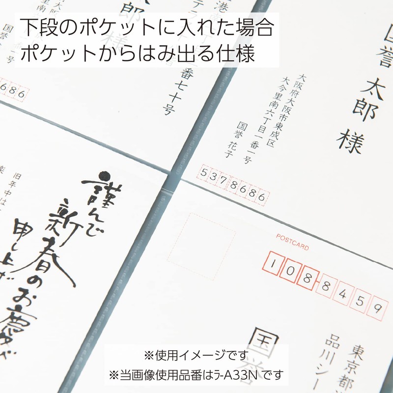 Kokuyo Ra-A21N Parent Pocket File Replacement Paper, 1 Pocket, A4,