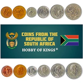 Set of 10 Collectible Coins from South and North America, Europe, Asia, Africa and the Middle East, Coin Sets from Around the World
