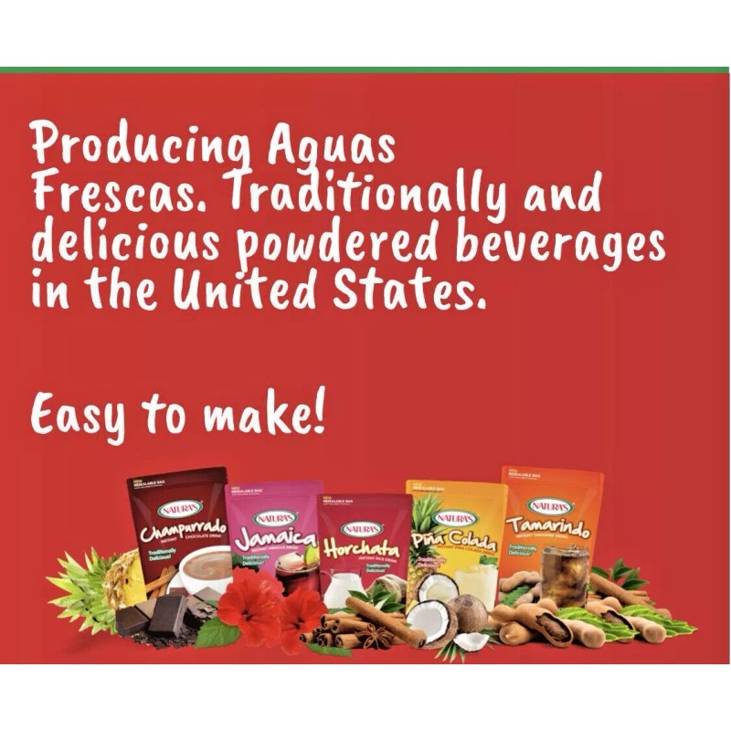 NATURA'S NATURA'S Jamaica Instant Drink 12 Oz Traditional - USA