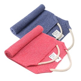 Evridwear Exfoliating Back Scrubber for Shower - Double-Sided Body Scrubber with Handles, Deep Clean, Massage & Exfoliate Back Washer for Men & Women, Invigorates Skin & Circulation