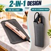 Silicone Heat Resistant Mat for Hair Styling Tools – Flexible