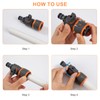MoonSing Coupling with Regulating Valve, Pack of 2 Hose Connectors