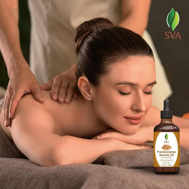 SVA Frankincense Essential Oil 4oz 100% Pure Boswellia + Dropper