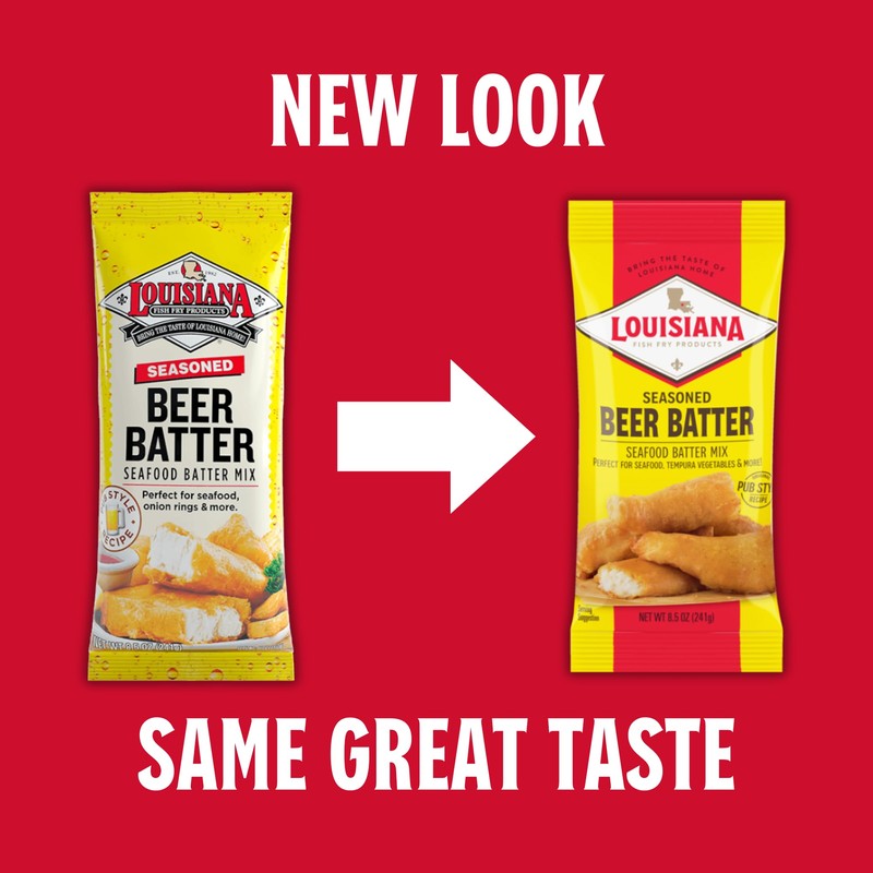Louisiana Seasoned Beer Batter Mix 8.5 oz - 2 Pack