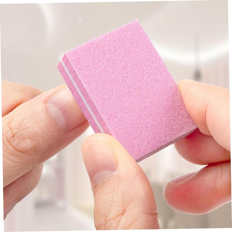 Bloque pulidor de uñas de doble cara, 50 limas uñas