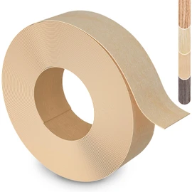 ZYJT Birch Edge Banding, 2 inch x 50ft roll of Veneer Edge Banding - Pre-glued Flexible, Real Wood Tape for Cabinet Repair & Furniture Restoration