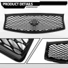 kspeed For Infiniti Q50 2014-2017 Front Bumper Upper Grille Gloss
