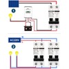 DIHOOL Solar Disconnect Switch,10 Amp 2 Pole,Non Polarized,12V/24V/48V/110V/220V/400V,AC/DC Circuit Breaker,DIN