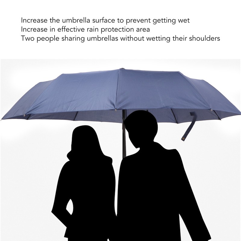 10 Ribs Fully Automatic Umbrella Men Business Automatic Folding Travel