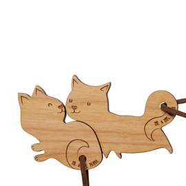 Mr. & Mrs. Panda Couple Key Ring Cat Couple Gift Valentine's Day Gift Anniversary Gift Love Friend High Side Day Symbol for, neutral