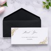 50 Pack #10 Business Envelopes, Black 4.13 x 9.49'' Envelopes