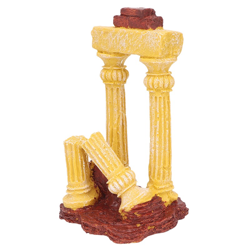 Roman Column Aquarium Decoration Resin Simulation Reusable Fish Tank Landscape
