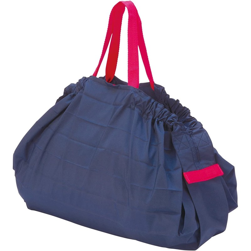 Marna (Marna) Shupatto Compact Bag L (Navy) Shupatto One-Pull Collapsible
