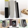 Granmagazz Acrylic Bookends Tabletop Bookshelf Divider Document Sorter Rack Handbag