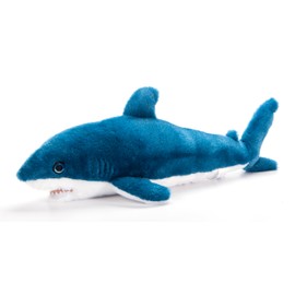 The Petting Zoo Mako Shark Stuffed Animal Plushie, Gifts for Kids, Earth Keeperz Sealife Animals, Zoologee Grey Mako Shark Plush Toy, 21 inches