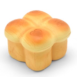 Kiibru Jumbo Squeeze Bears 4.7 inches (12 cm), Memory Foam, Scented, Food Toy, Stress Relief, Gift (Bread)