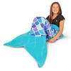 Fin Fun Mermaid Tail Blanket Cuddle Tails - Aqua Dream