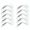 10pcs Stainless Steel Crab Grabber Rustproof Seafood Grabber with Spring