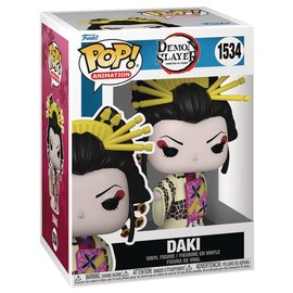 POP Anime: Demon Slayer - Kimetsu no Yaiba - Daki Funko Vinyl Figure (Bundled with Compatible Box Protector Case), Multicolor, 3.75