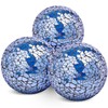 DomeStar 3PCS Decorative Balls for Bowls, 3 Inch Dark Blue