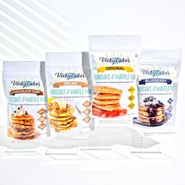 4 Pack Classic Flavors Pancake Mix Bundle (Original, Blueberry, Pecan & Chocolate Chip)