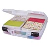 Artbin Quick View Deep Base Carrying Case-15x3.25x14.375 Translucent