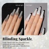 Beetles Diamond Gel Polish Color 15ml Silver Glitter Soak Off