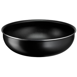 Lagostina Ingenio Essential Plus Wok Wok Diameter 28 cm, Non-Stick Aluminium Pan for Gas and Oven, with Thermal Signal Cooking Display, Usable with Removable Handle