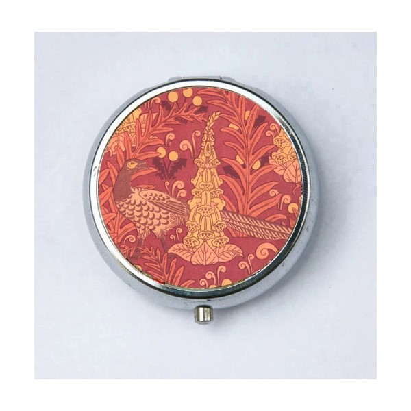 Does not apply Art Nouveau Brids and Dandelions Pill case