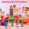 Christmas Wooden Ring Toss Game Set, Christmas Ring Toss with
