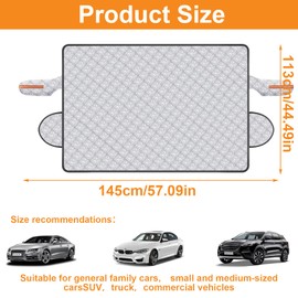 Universal Foldable Windscreen - UV and Overheating Protection for Most Vehicles | Blocks 99% of Light | Compact and