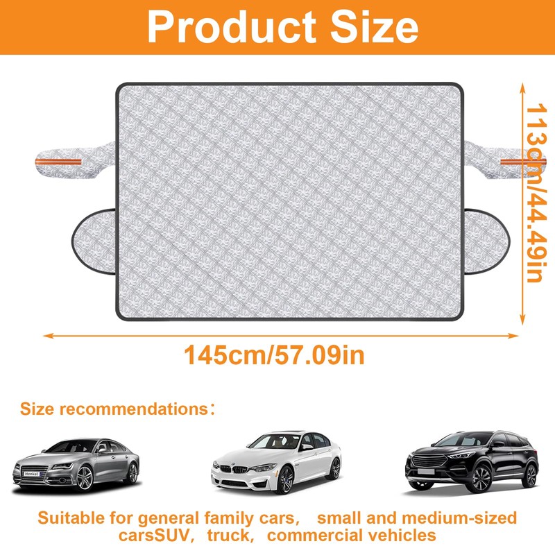 Universal Foldable Windscreen - UV and Overheating Protection for Most