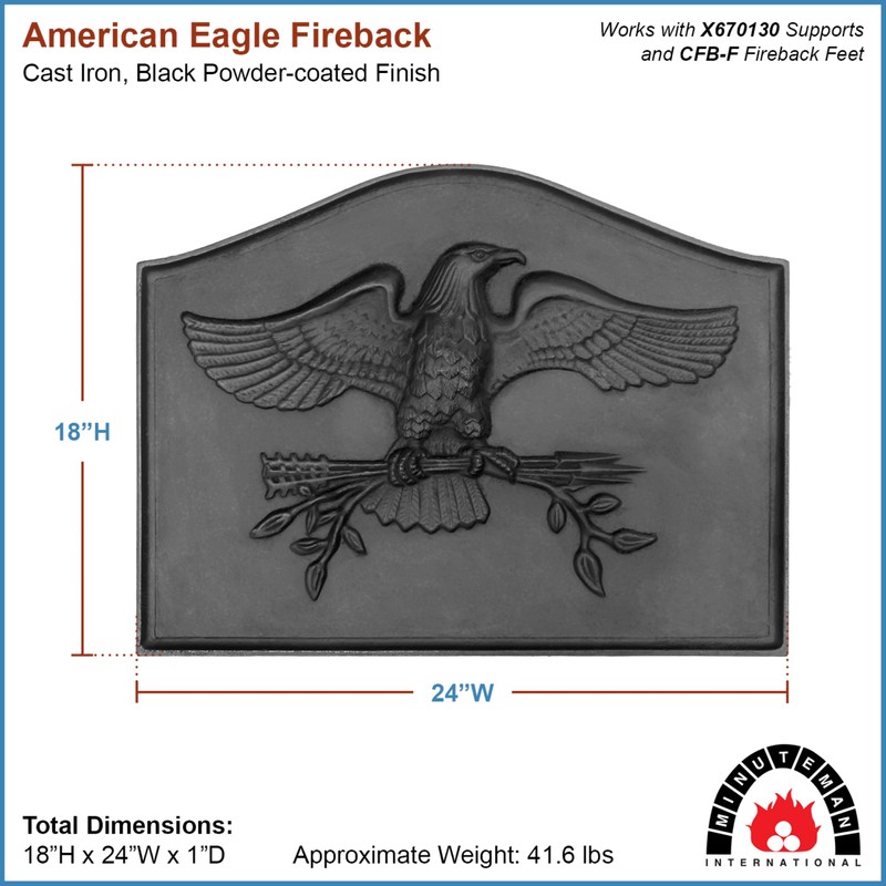 Minuteman International American Eagle Fireback, Black