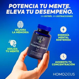 Nootrópico Homodeus  Nootropic for Concentration and Memory with Bacopa Monnieri                                                                      