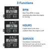 Linkstyle Small Engine Tachometer, Digital Tachometer Tach Gauge Reset Function
