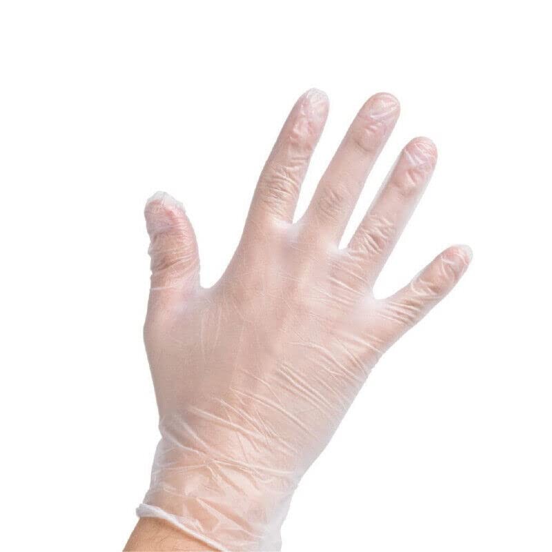 BARGAINS-GALORE 100 Powder Free or Powdered Vinyl Disposable Gloves Work