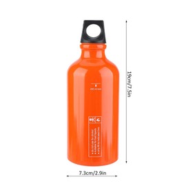 VGEBY Fuel Storage Bottle, Leakproof Camping Petrol Container Aluminium Alloy for Hiking Picnic Cooking