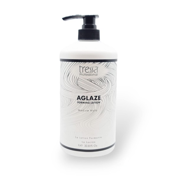 Tressa Aglaze Forming Lotion, The Original Medium Hold Hair Gel, Glaze Foaming Glazing Lotion for Shine (33.8 oz)