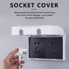 2 Pcs Plug Socket Covers UK, Safety Socket Covers, Waterproof