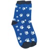 Purple Possum® Mens Socks Dogs Paw Prints Novelty Fun Cats