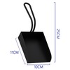 Kingson Black Fireplace Shovel – 25x10cm – Log Burner Accessory